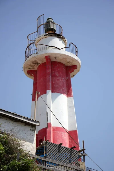 Leuchtturm am Strand — Stockfoto