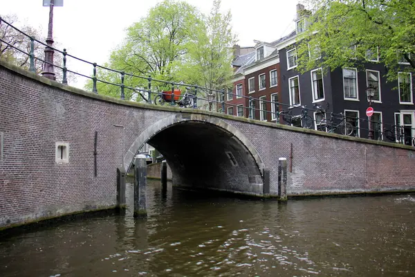 Amsterdam - the capital and largest city of the Netherlands — Stock Photo, Image