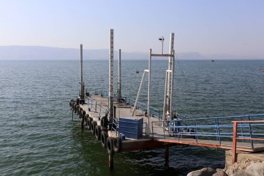 kibbutz Ein Gev İsrail Celile Denizi kıyısında yatak 