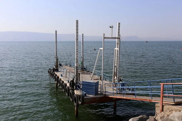 kibbutz Ein Gev İsrail Celile Denizi kıyısında yatak 