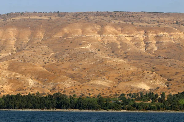 Sjön Kinneret Tiberias Sjö Insjö Northen East Israel — Stockfoto