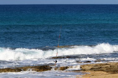 İsrail 'in kuzeyindeki Akdeniz kıyısında. 