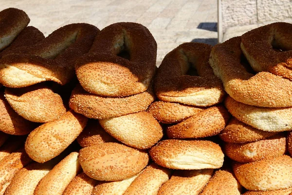 Bir Fırın Ürün Unundan Yapılmış Bir Yemek Hazır Ekmek Üründür — Stok fotoğraf