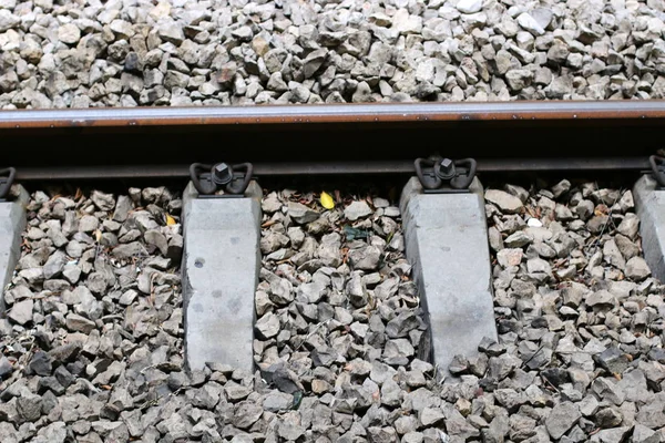 Torach Kolejowych Dużej Kompleks Struktur Liniowych Inżynierii Które Tworzą Drogi — Zdjęcie stockowe