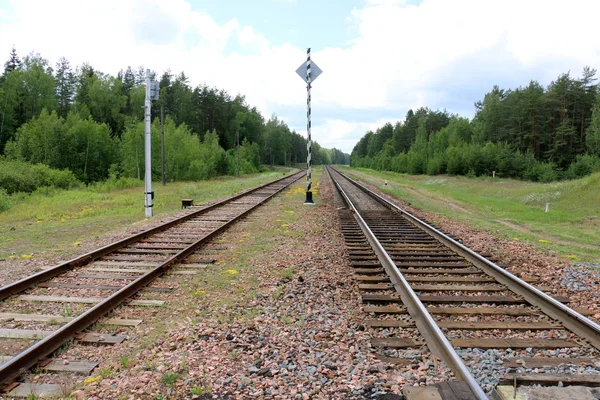 Een Grote Spoor Een Complex Van Lineaire Technische Structuren Die — Stockfoto