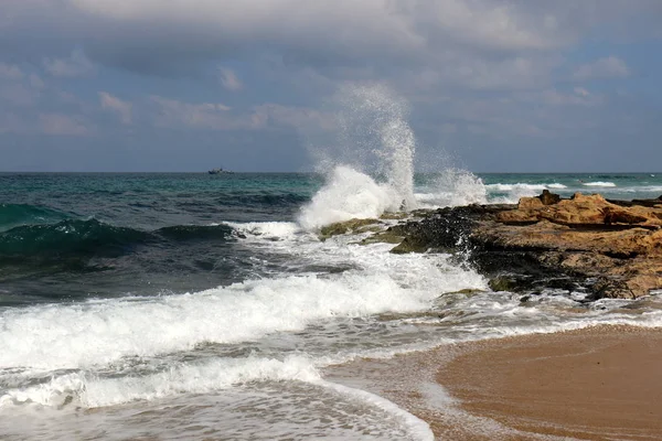 İsrail 'in kuzeyindeki Akdeniz kıyısında. 