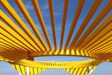 geometrik figürler ve doğa ve kentsel inşaat 