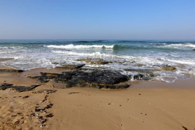 İsrail 'in kuzeyindeki Akdeniz kıyısında. 