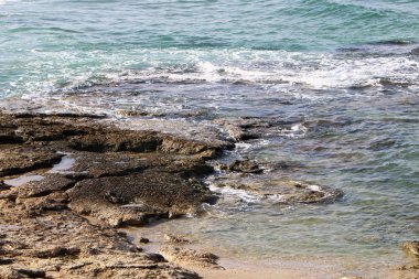 İsrail 'in kuzeyindeki Akdeniz kıyısında. 