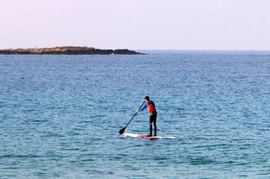 İsrail 'in kuzeyindeki Akdeniz kıyısında. 