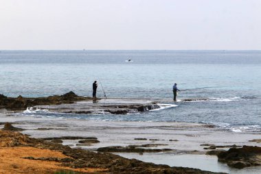 İsrail 'in kuzeyindeki Akdeniz kıyısında. 