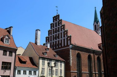 Şehir Riga - Letonya başkenti ve en büyük şehri Baltık 