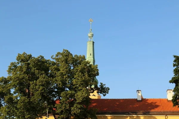 Stad Riga Hoofdstad Van Letland Grootste Stad Baltische Staten — Stockfoto