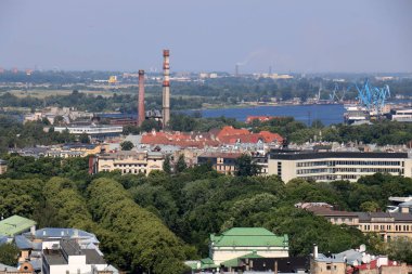 Şehir Riga - Letonya başkenti ve en büyük şehri Baltık 