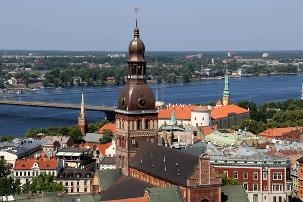 Stadt Riga Hauptstadt Lettlands Und Größte Stadt Baltikum — Stockfoto