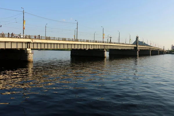 Ponte Una Struttura Artificiale Eretta Ostacolo — Foto Stock