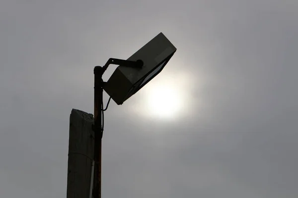 Apparaat Voor Verlichting Van Afzonderlijke Gebieden Van Ruimte Het Donker — Stockfoto