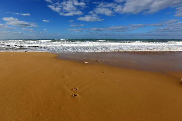 Coast Mediterranean Sea North Israel — Stock Photo, Image