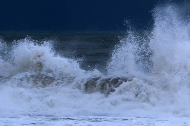 Akdeniz sahil İsrail kapalı fırtınası 