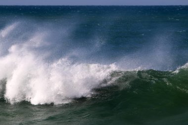 Akdeniz sahil İsrail kapalı fırtınası 