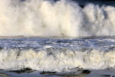 Akdeniz sahil İsrail kapalı fırtınası 
