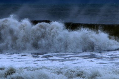 Akdeniz sahil İsrail kapalı fırtınası 