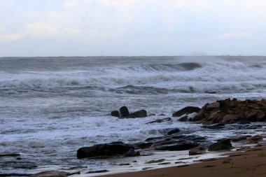 Akdeniz sahil İsrail kapalı fırtınası 