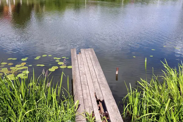 Der Liegeplatz Ist Ein Speziell Eingerichteter Platz Ufer Für Das — Stockfoto