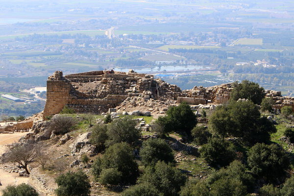 Nimrod Fortress in Israel is a medieval fortress located in the northern part of the Golan Heights, on a crest about 800 m above sea level. 