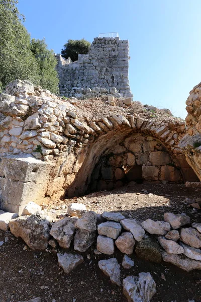 Nimrod Fort Israël Een Middeleeuws Fort Gelegen Het Noordelijke Deel — Stockfoto