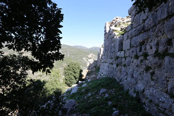 Forteresse Nimrod Israël Est Une Forteresse Médiévale Située Dans Partie — Photo