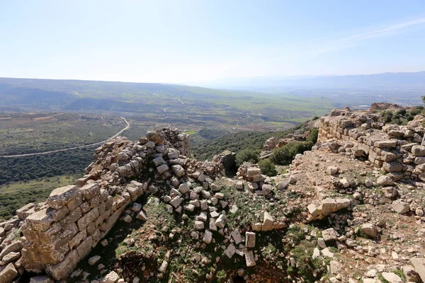 Nimrod Fort Israël Een Middeleeuws Fort Gelegen Het Noordelijke Deel — Stockfoto