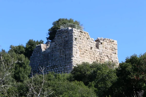 Nimrod Fort Israël Een Middeleeuws Fort Gelegen Het Noordelijke Deel — Stockfoto