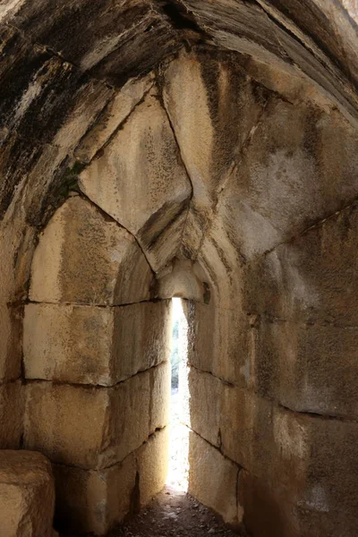 Nimrod Kaledir Srail Golan Tepeleri Üzerinde Bir Sorguç Yaklaşık 800 — Stok fotoğraf