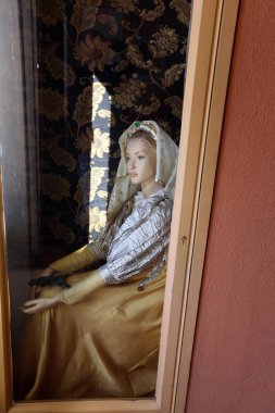 büyük bir mağazadan bir mağaza içinde hava ile şişirilen balonlar 