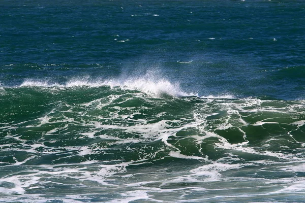 Coast Mediterranean Sea North Israel — Stock Photo, Image