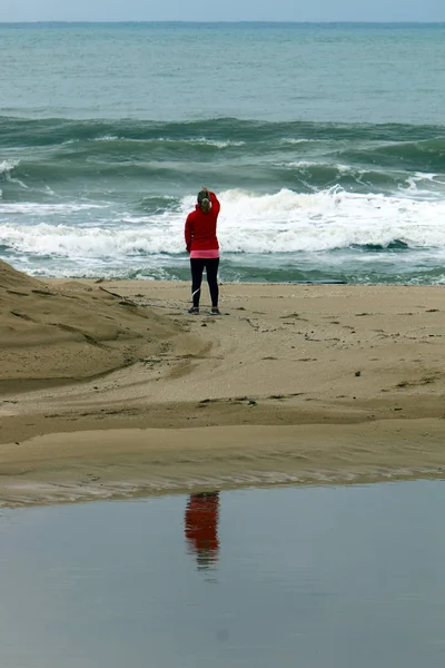 Coast Mediterranean Sea North Israel — Stock Photo, Image