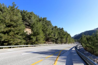 Yol uzak ufuk ötesine gider 