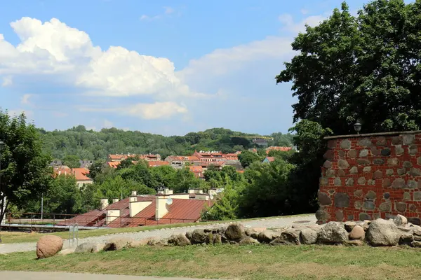 Paseo Por Capital Lituania Hasta Ciudad Vilna — Foto de Stock