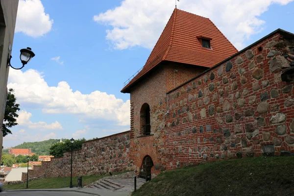 Pěšky Hlavním Městě Litvy Města Vilnius — Stock fotografie