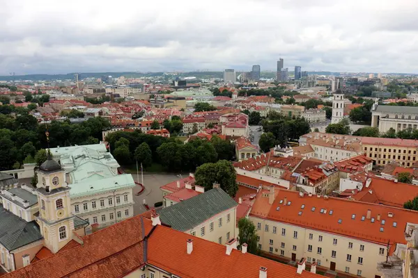 Pěšky Hlavním Městě Litvy Města Vilnius — Stock fotografie