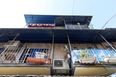 balkon ve Kudüs şehri içinde pencere eşiği 