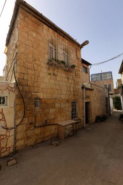 Kudüs, İsrail devletinin başkenti Antik şehri sokaklarında yürümek. 