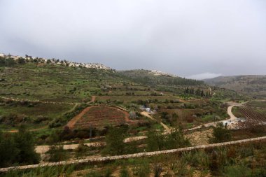 Kudüs, İsrail devletinin başkenti Antik şehri sokaklarında yürümek. 