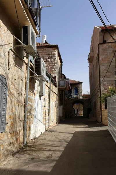 漫步在以色列首都耶路撒冷古城的街道上 — 图库照片