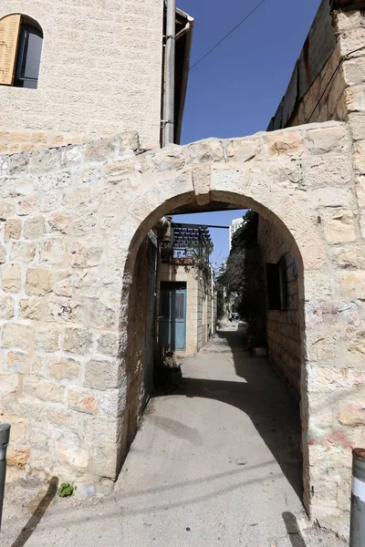 Spaziergang Durch Die Straßen Der Antiken Stadt Jerusalem Der Hauptstadt — Stockfoto