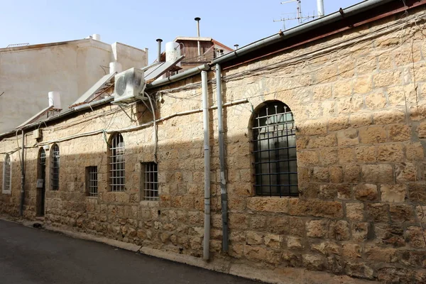 Spaziergang Durch Die Straßen Der Antiken Stadt Jerusalem Der Hauptstadt — Stockfoto