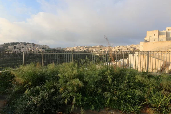 Spaziergang Durch Die Straßen Der Antiken Stadt Jerusalem Der Hauptstadt — Stockfoto