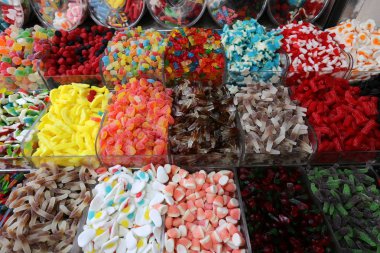 Acre eski şehir içinde çarşı, tatlılar satmak 