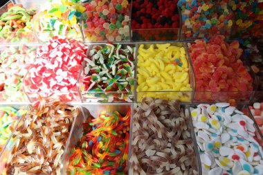 Acre eski şehir içinde çarşı, tatlılar satmak 